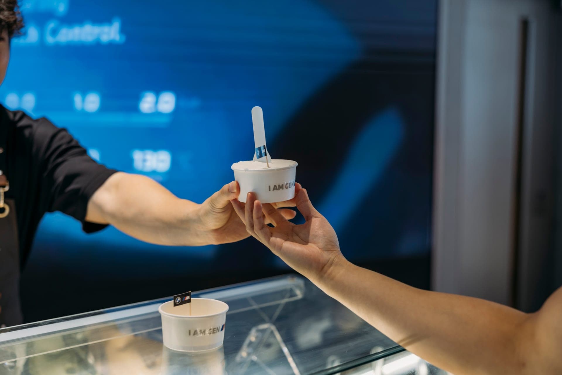 Premium gelato catering at BMW corporate event in Hong Kong