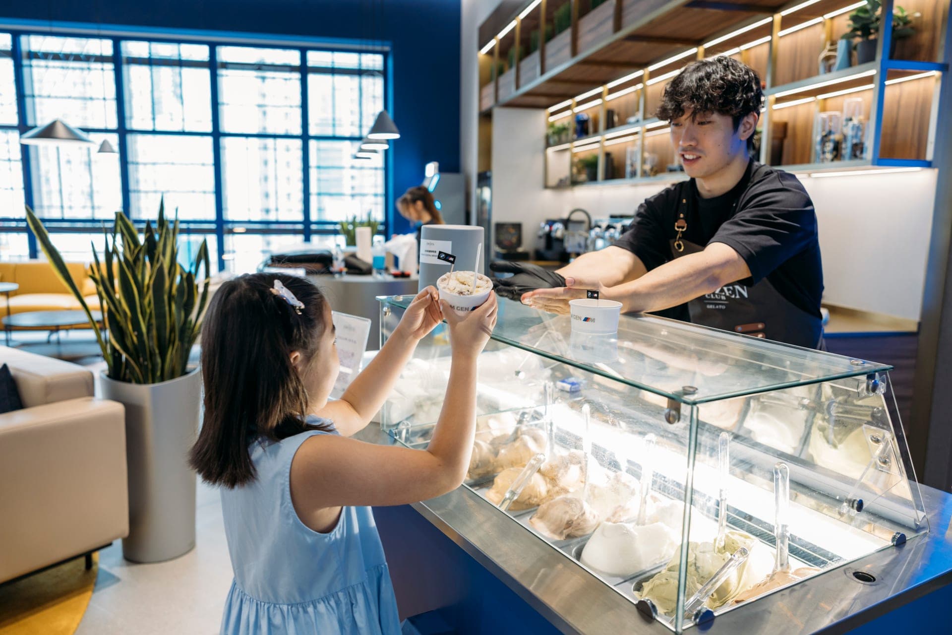 Premium gelato catering at BMW corporate event in Hong Kong