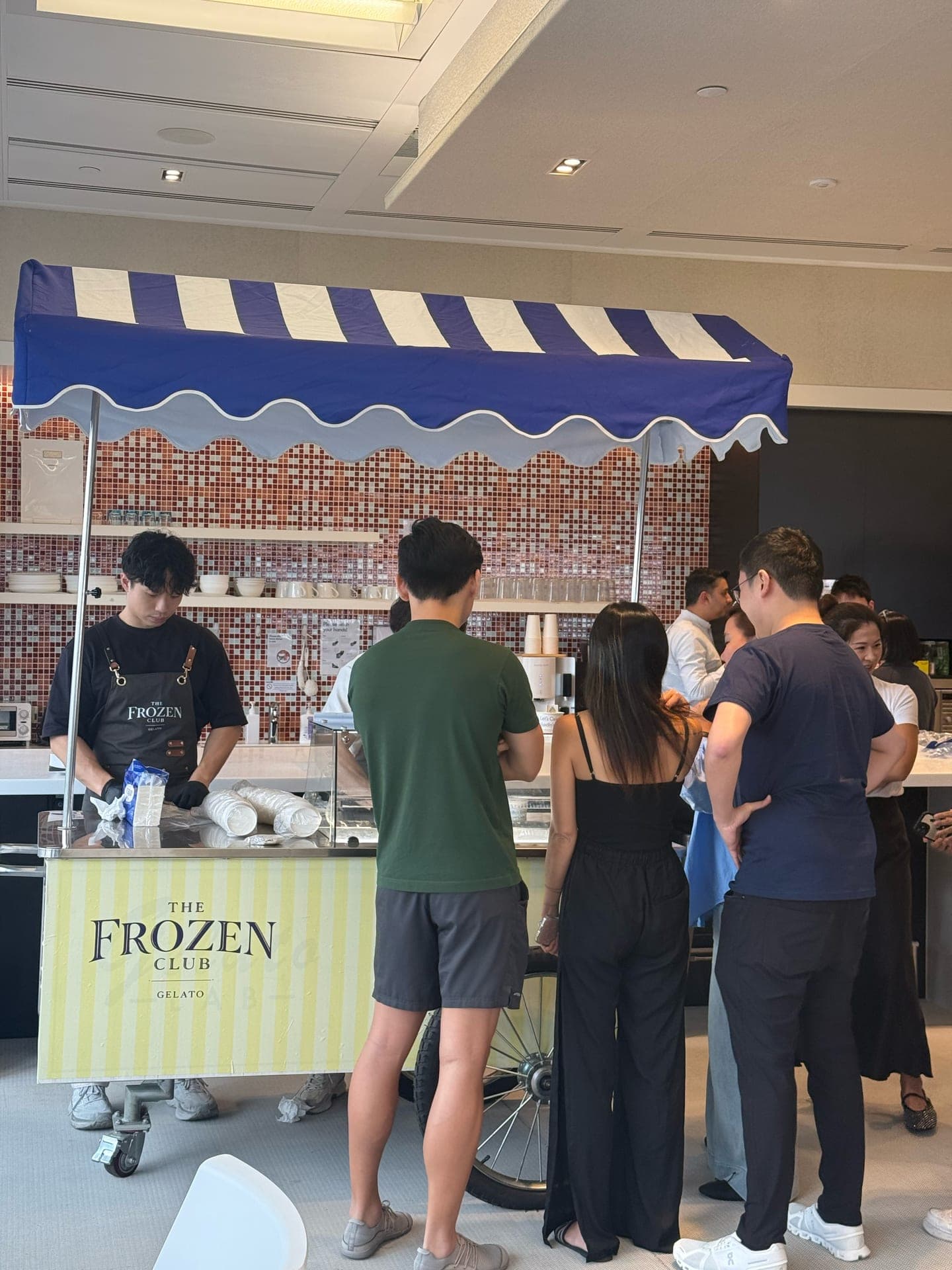 Premium gelato catering at LinkedIn corporate event in Hong Kong