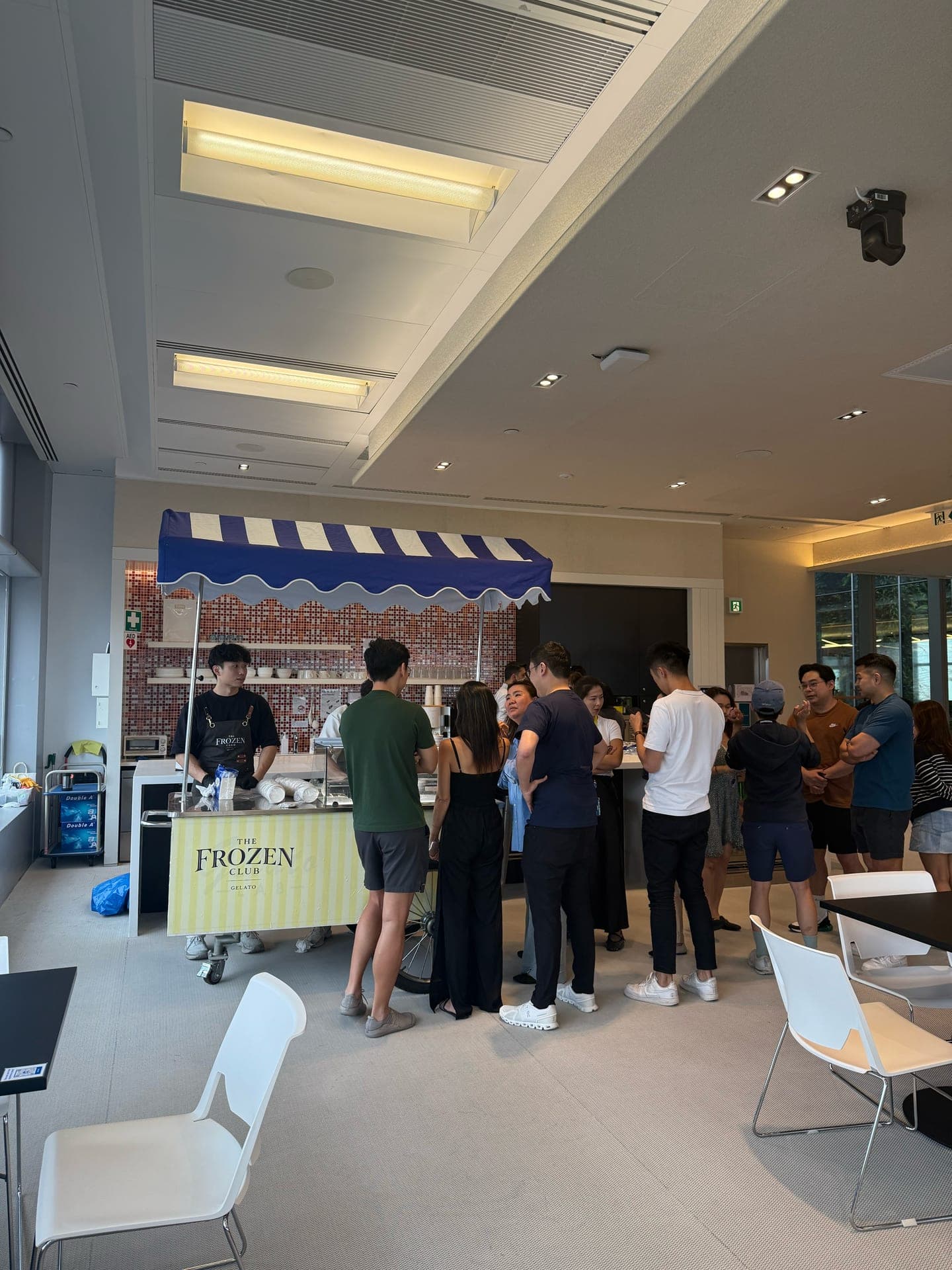 Premium gelato catering at LinkedIn corporate event in Hong Kong