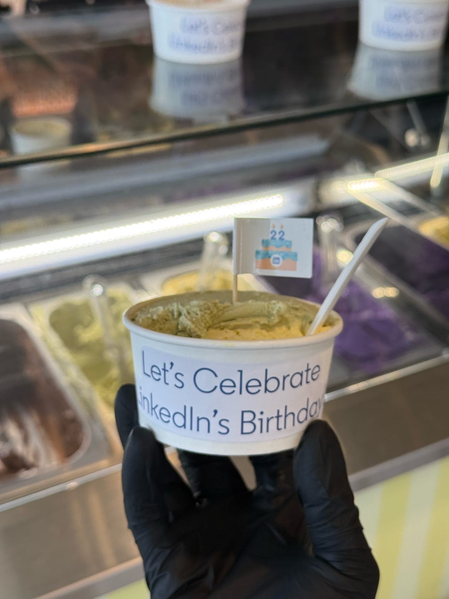 Premium gelato catering at LinkedIn event in Hong Kong