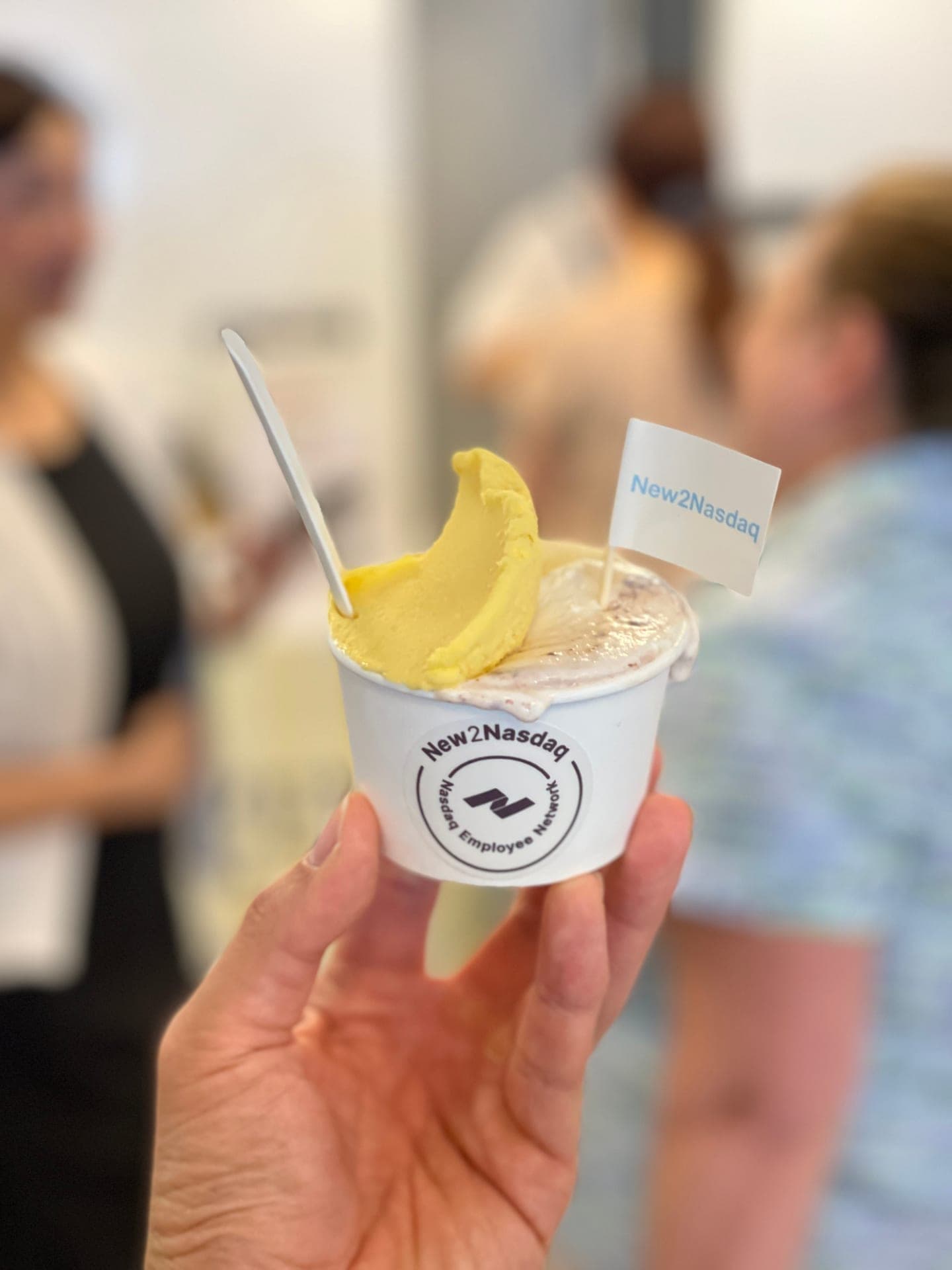 Premium gelato catering at Nasdaq event in Hong Kong