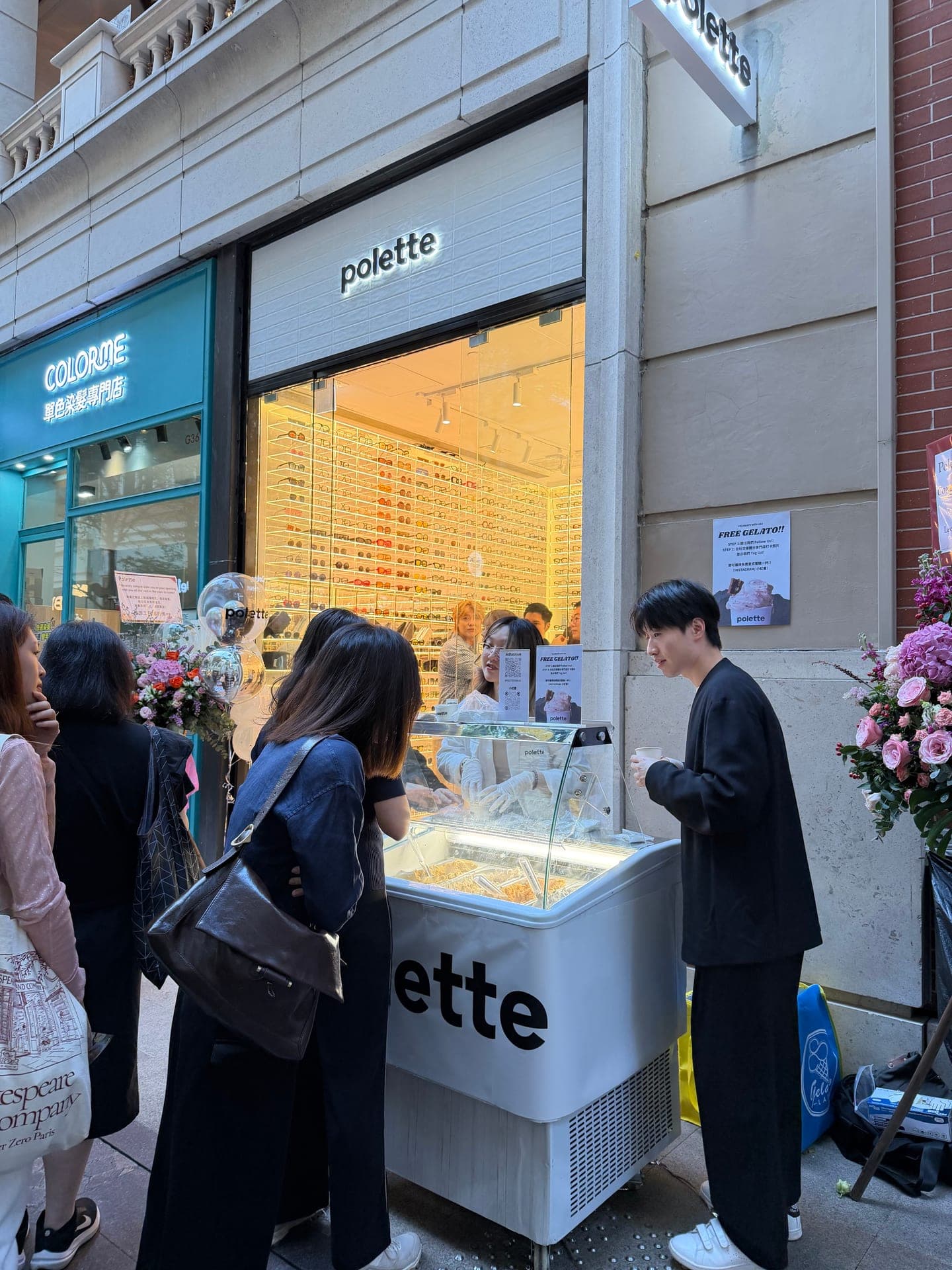 Premium gelato catering at Polette event in Hong Kong