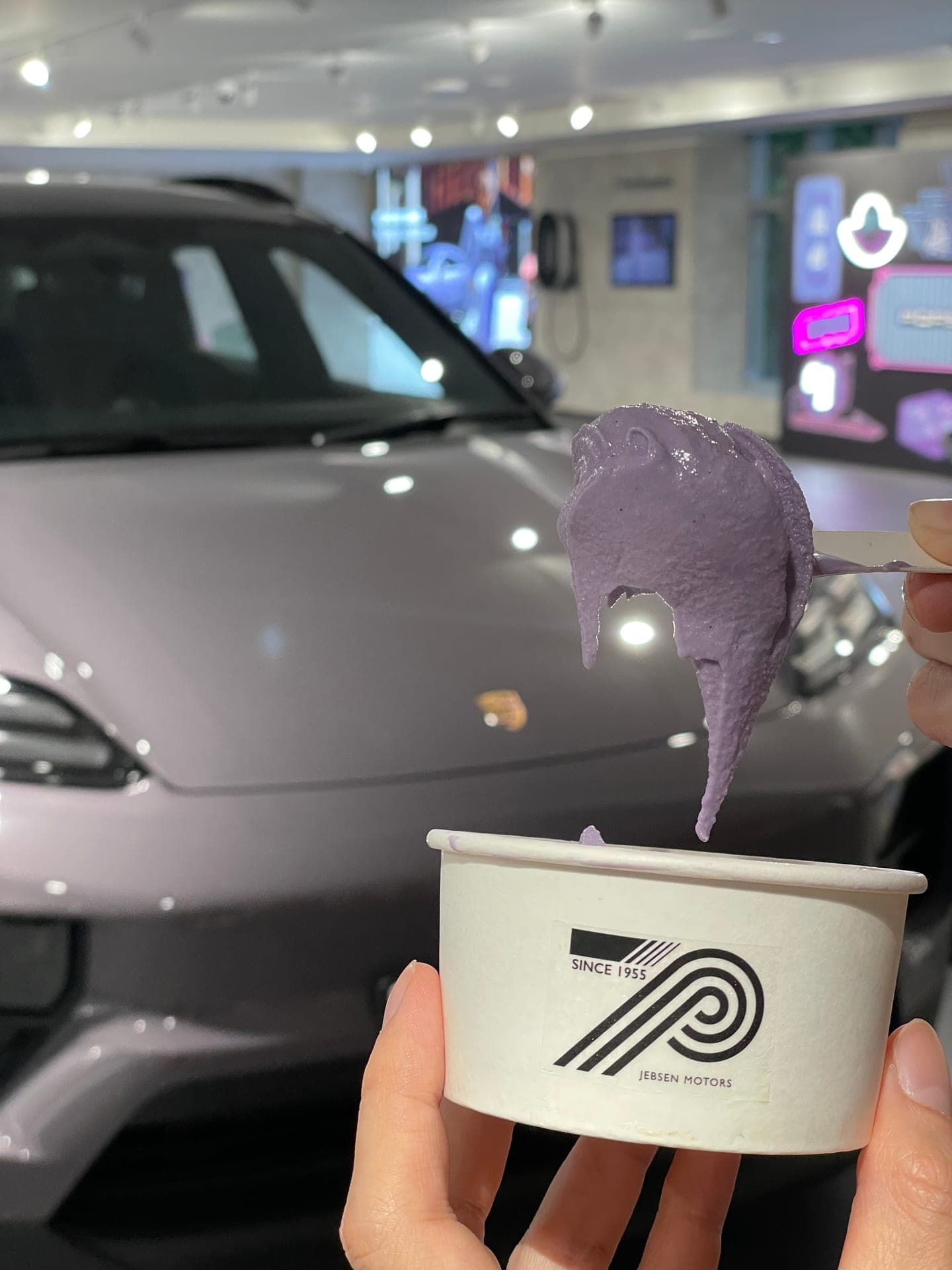 Premium gelato catering at Porsche event in Hong Kong