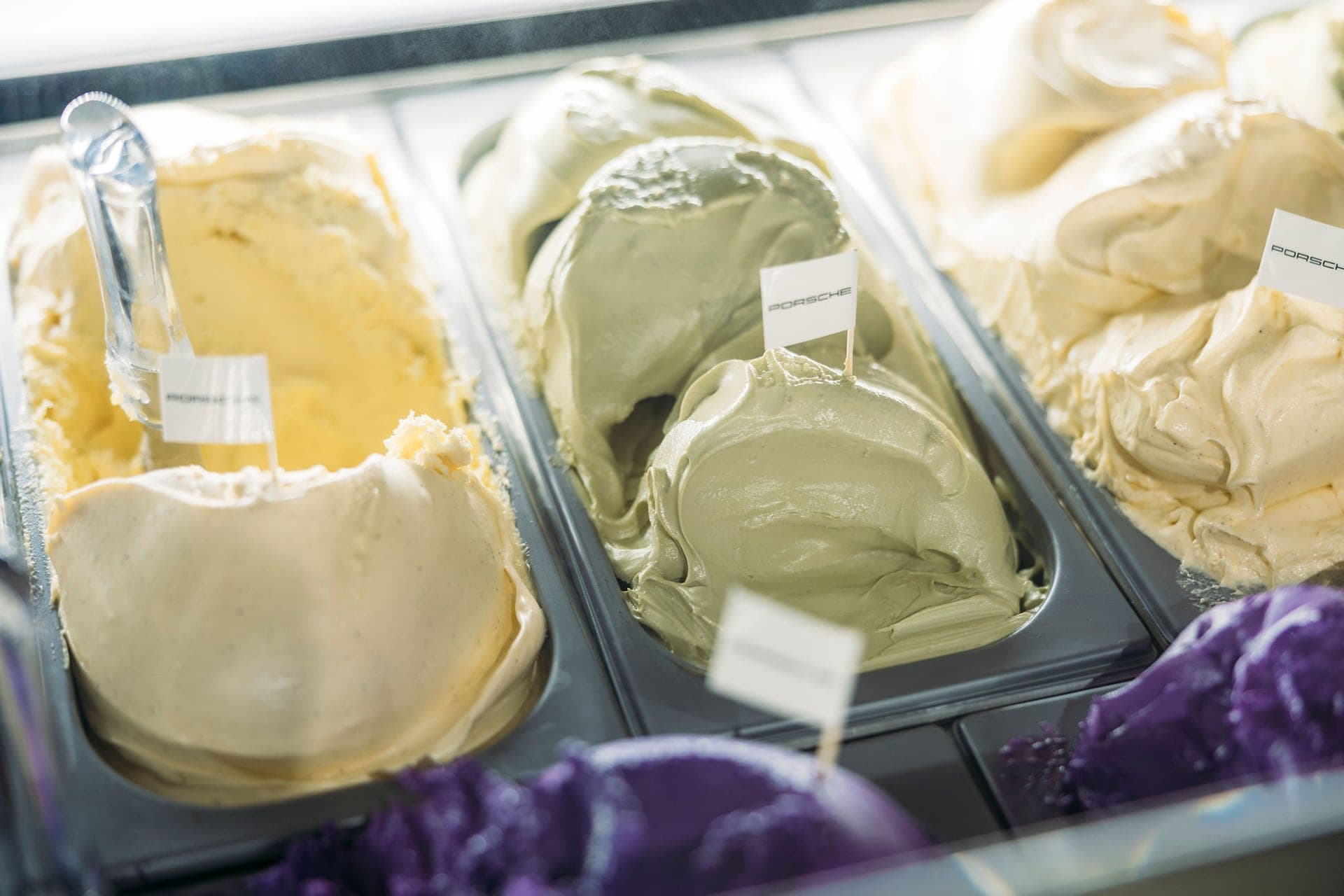 Premium gelato catering at Porsche event in Hong Kong