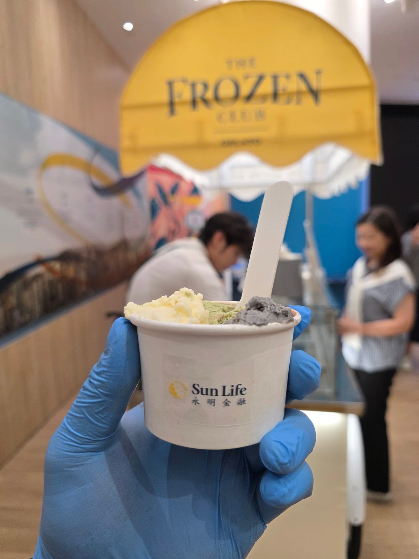 Premium gelato catering at SunLife event in Hong Kong