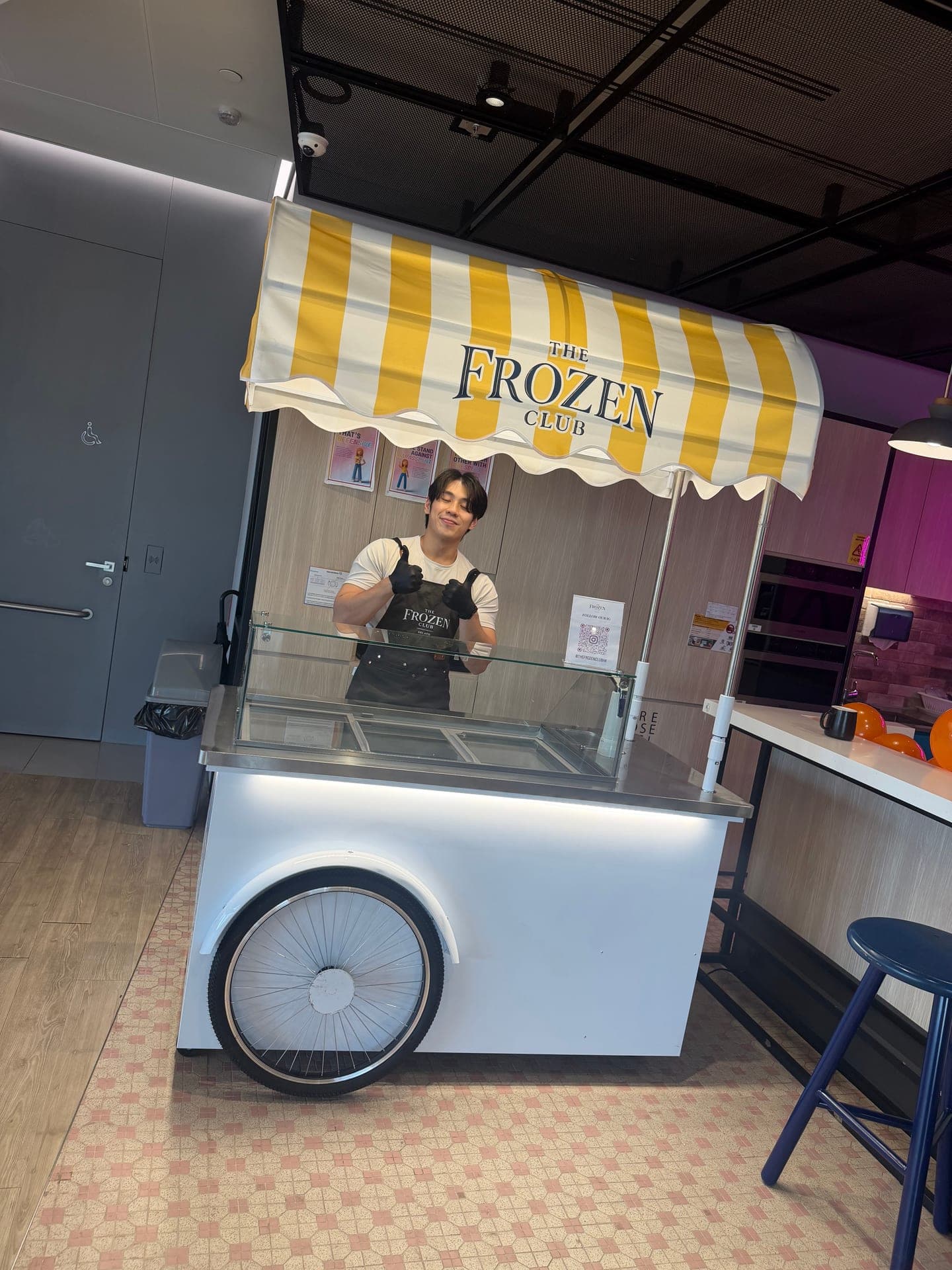 Premium gelato catering at WeLab corporate event in Hong Kong